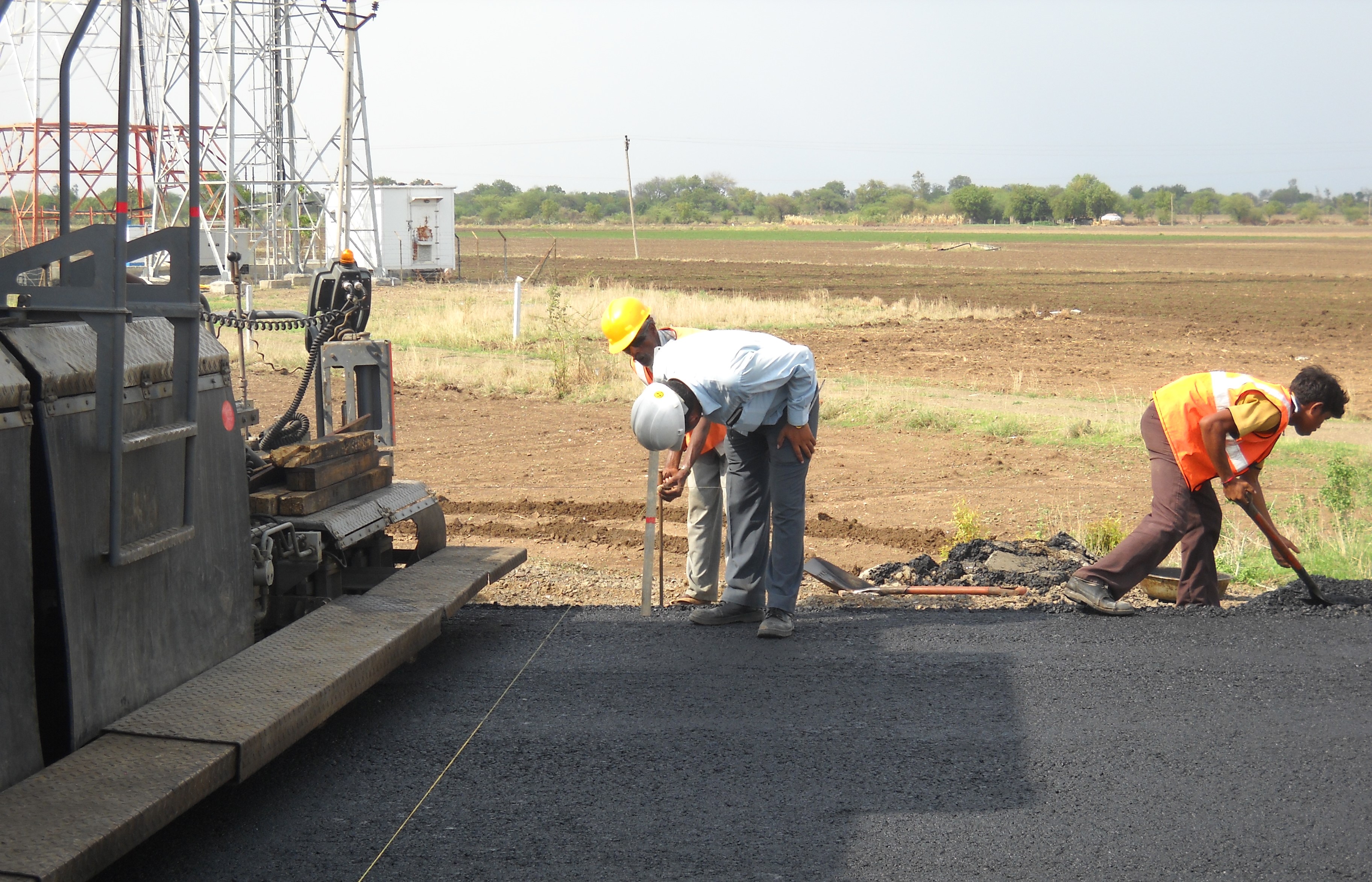 Pavement field work